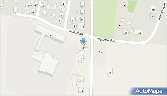 Pogrzybów, Pogrzybów, 1, mapa Pogrzybów