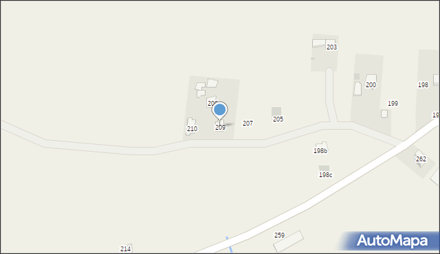 Pogwizdów, Pogwizdów, 209, mapa Pogwizdów
