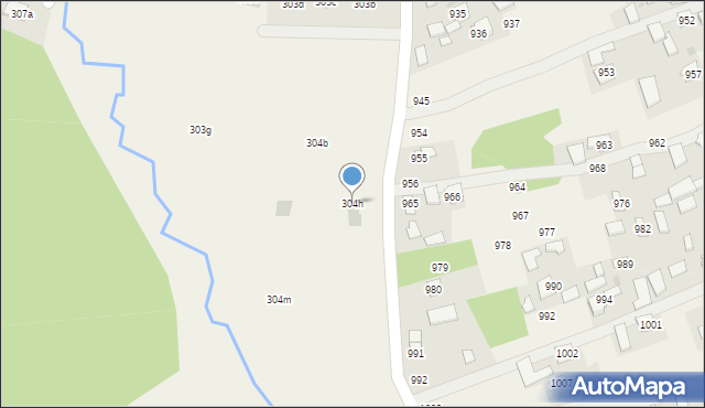 Pogwizdów, Pogwizdów, 304h, mapa Pogwizdów