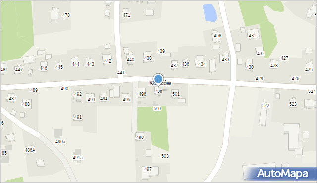 Pogwizdów, Pogwizdów, 499, mapa Pogwizdów