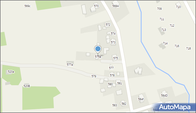 Pogwizdów, Pogwizdów, 575a, mapa Pogwizdów