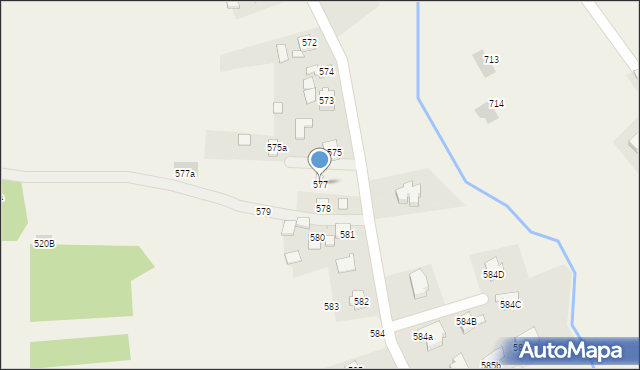 Pogwizdów, Pogwizdów, 577, mapa Pogwizdów