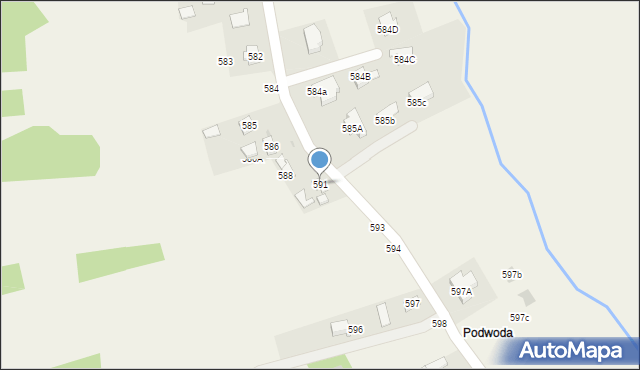 Pogwizdów, Pogwizdów, 591, mapa Pogwizdów