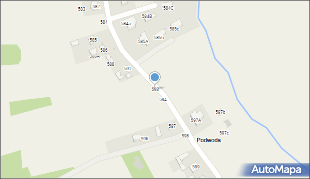 Pogwizdów, Pogwizdów, 593, mapa Pogwizdów