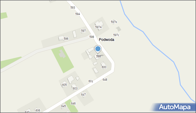 Pogwizdów, Pogwizdów, 599, mapa Pogwizdów