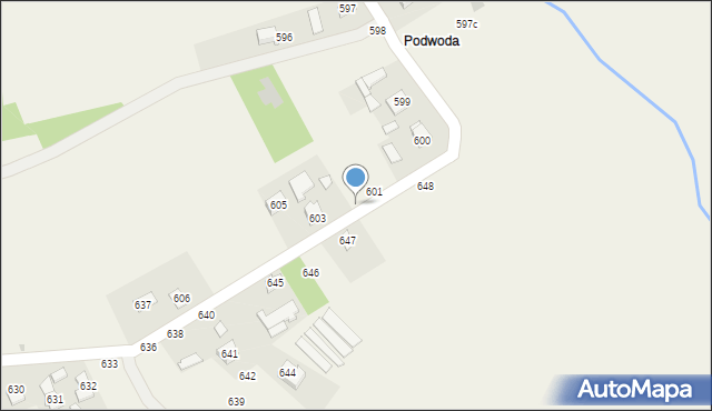 Pogwizdów, Pogwizdów, 602, mapa Pogwizdów