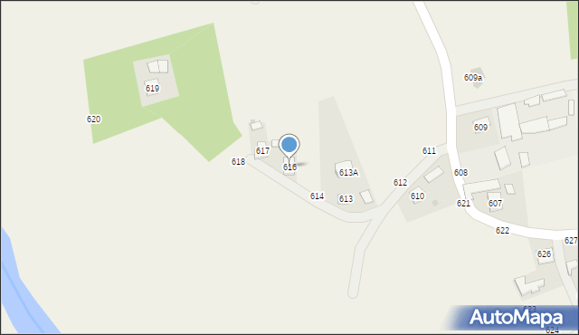 Pogwizdów, Pogwizdów, 616, mapa Pogwizdów