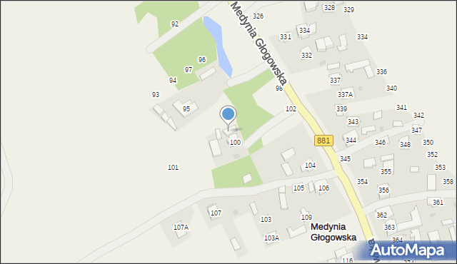 Pogwizdów, Pogwizdów, 99, mapa Pogwizdów