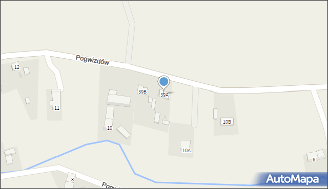 Pogwizdów, Pogwizdów, 39A, mapa Pogwizdów