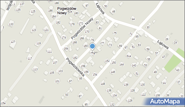 Pogwizdów Nowy, Pogwizdów Nowy, 164, mapa Pogwizdów Nowy