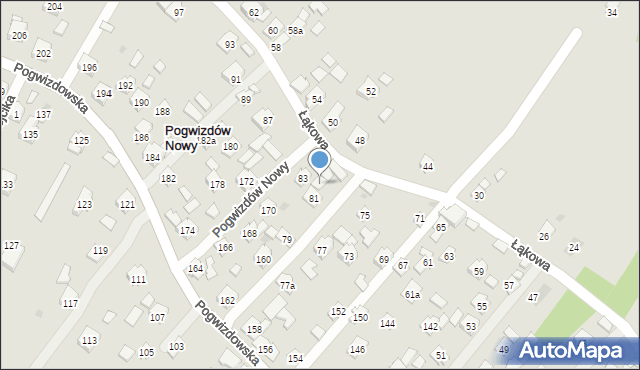 Pogwizdów Nowy, Pogwizdów Nowy, 173, mapa Pogwizdów Nowy