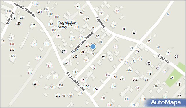 Pogwizdów Nowy, Pogwizdów Nowy, 174, mapa Pogwizdów Nowy