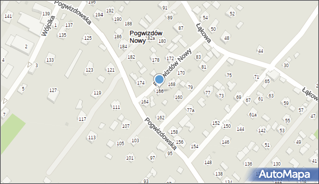 Pogwizdów Nowy, Pogwizdów Nowy, 182, mapa Pogwizdów Nowy