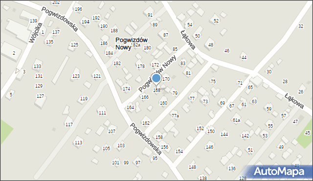 Pogwizdów Nowy, Pogwizdów Nowy, 183, mapa Pogwizdów Nowy
