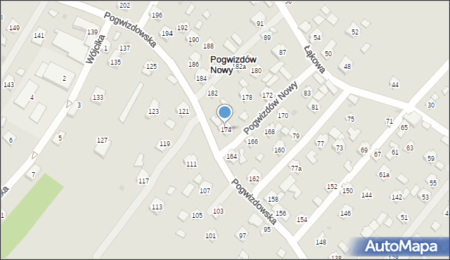 Pogwizdów Nowy, Pogwizdów Nowy, 194, mapa Pogwizdów Nowy