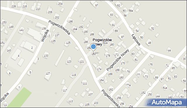 Pogwizdów Nowy, Pogwizdów Nowy, 207, mapa Pogwizdów Nowy