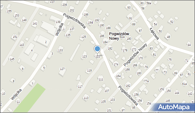 Pogwizdów Nowy, Pogwizdów Nowy, 208, mapa Pogwizdów Nowy