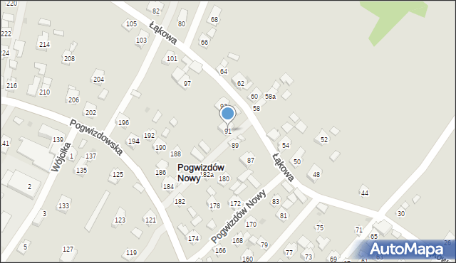 Pogwizdów Nowy, Pogwizdów Nowy, 211, mapa Pogwizdów Nowy