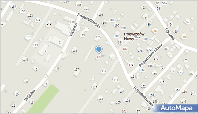 Pogwizdów Nowy, Pogwizdów Nowy, 217, mapa Pogwizdów Nowy