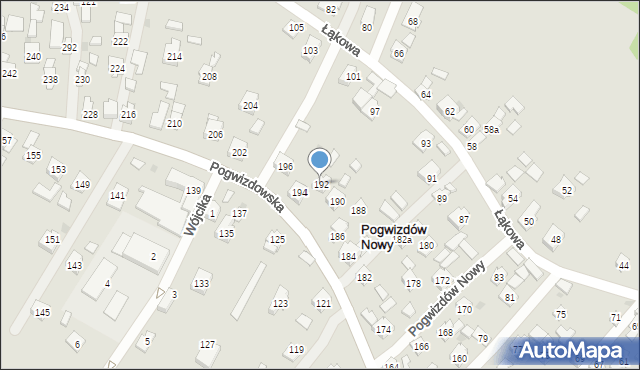 Pogwizdów Nowy, Pogwizdów Nowy, 225, mapa Pogwizdów Nowy