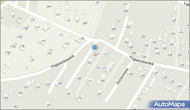 Pogwizdów Nowy, Pogwizdów Nowy, 332, mapa Pogwizdów Nowy