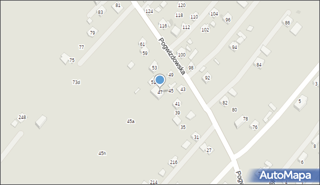 Pogwizdów Nowy, Pogwizdów Nowy, 72, mapa Pogwizdów Nowy