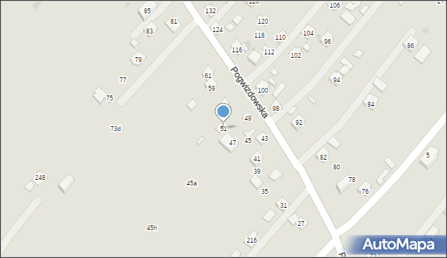 Pogwizdów Nowy, Pogwizdów Nowy, 75, mapa Pogwizdów Nowy