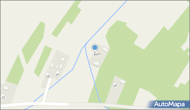 Pogwizdów Stary, Pogwizdów Stary, 1N, mapa Pogwizdów Stary