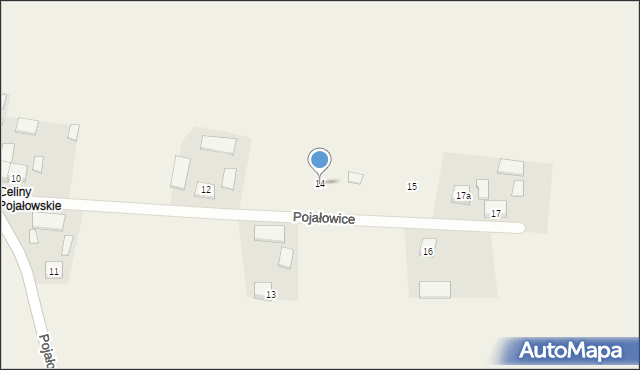 Pojałowice, Pojałowice, 14, mapa Pojałowice