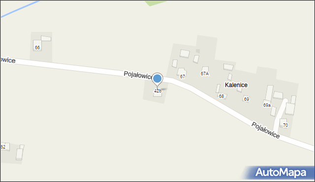 Pojałowice, Pojałowice, 42b, mapa Pojałowice