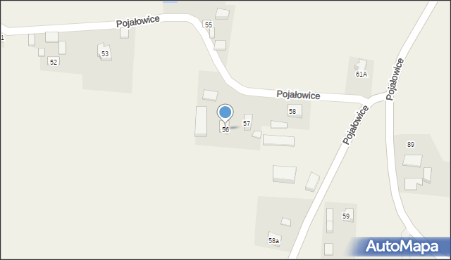 Pojałowice, Pojałowice, 56, mapa Pojałowice