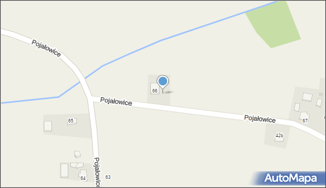 Pojałowice, Pojałowice, 66a, mapa Pojałowice