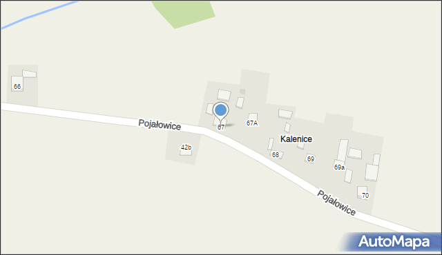 Pojałowice, Pojałowice, 67, mapa Pojałowice