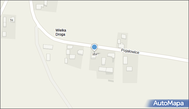 Pojałowice, Pojałowice, 86A, mapa Pojałowice