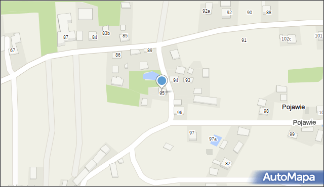 Pojawie, Pojawie, 95, mapa Pojawie