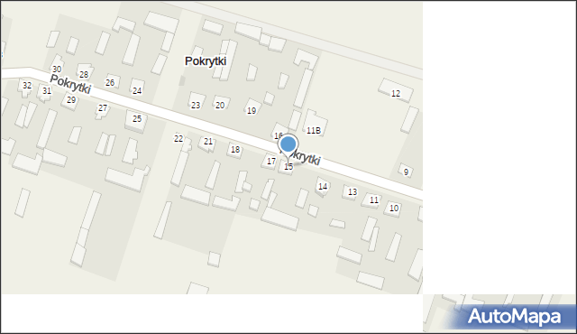 Pokrytki, Pokrytki, 15, mapa Pokrytki