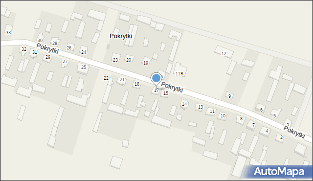 Pokrytki, Pokrytki, 17, mapa Pokrytki