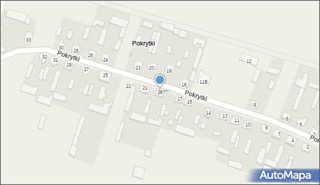 Pokrytki, Pokrytki, 18, mapa Pokrytki