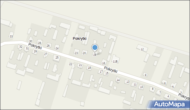 Pokrytki, Pokrytki, 19, mapa Pokrytki