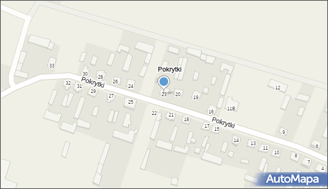 Pokrytki, Pokrytki, 23, mapa Pokrytki