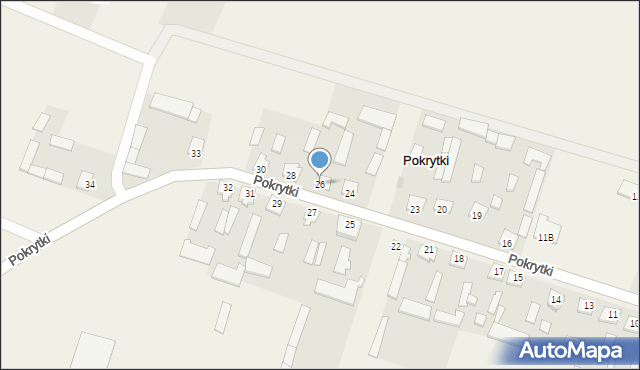 Pokrytki, Pokrytki, 26, mapa Pokrytki