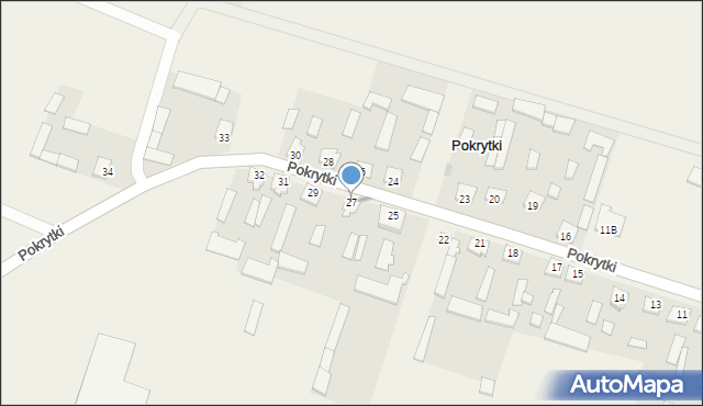 Pokrytki, Pokrytki, 27, mapa Pokrytki