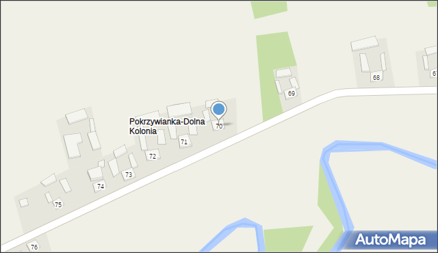 Pokrzywianka, Pokrzywianka, 70, mapa Pokrzywianka