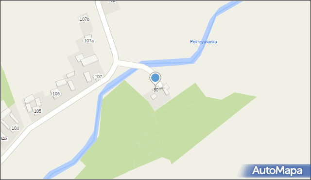 Pokrzywianka, Pokrzywianka, 80, mapa Pokrzywianka