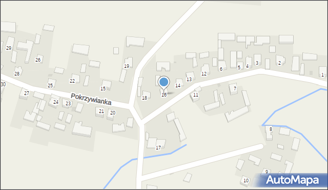 Pokrzywianka, Pokrzywianka, 16, mapa Pokrzywianka