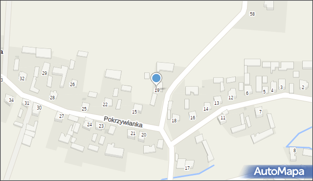 Pokrzywianka, Pokrzywianka, 19, mapa Pokrzywianka