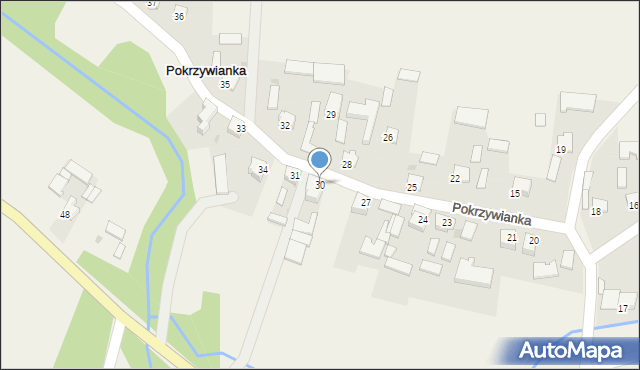 Pokrzywianka, Pokrzywianka, 30, mapa Pokrzywianka