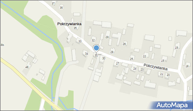 Pokrzywianka, Pokrzywianka, 31, mapa Pokrzywianka