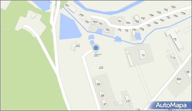 Pokrzywna, Pokrzywna, 101, mapa Pokrzywna