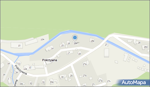 Pokrzywna, Pokrzywna, 16A, mapa Pokrzywna